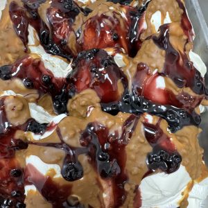 Helado artesanal de Mascarpone de la casa